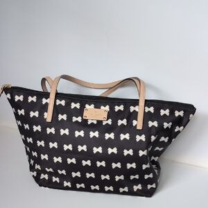 Kate Spade Black and White Tote Bag